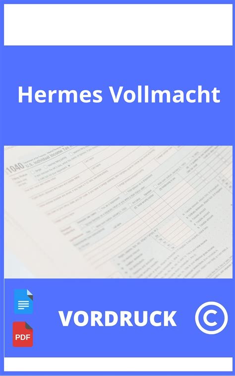 hermes vollmacht baur|vollmacht hermes vorlage word.